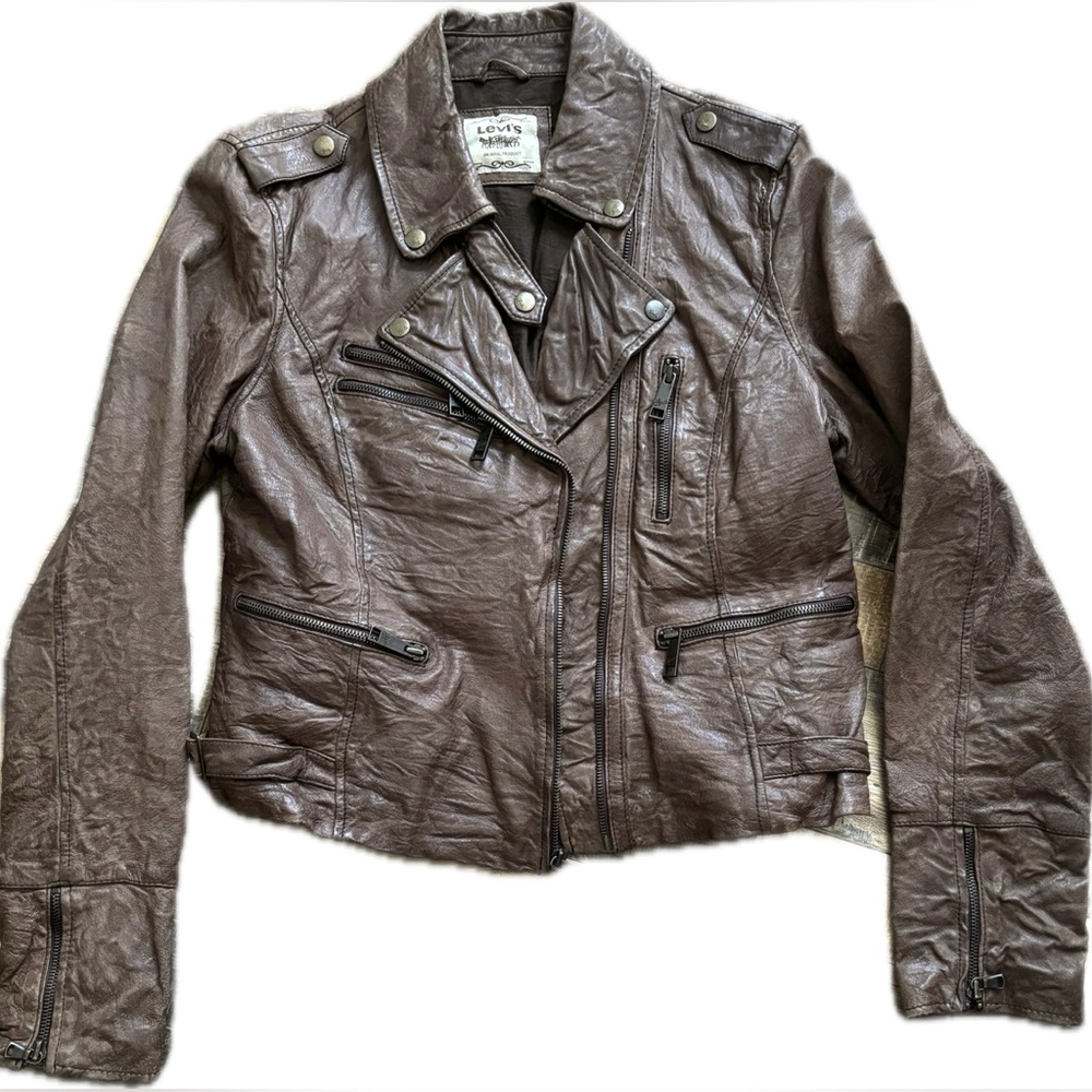 Levi's Women's Brown Leather Jacket